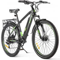 Электровелосипед Eltreco Ultra Trend UP! черно-зеленый